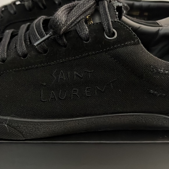 Saint Laurent Distressed Logo Sneaker 11/44 - Picture 3 of 8